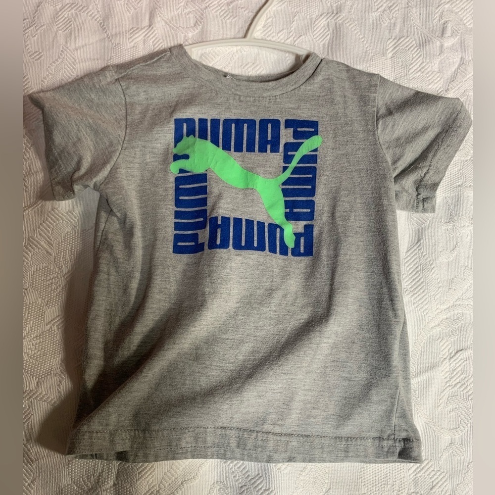 Boys grey puma shirt